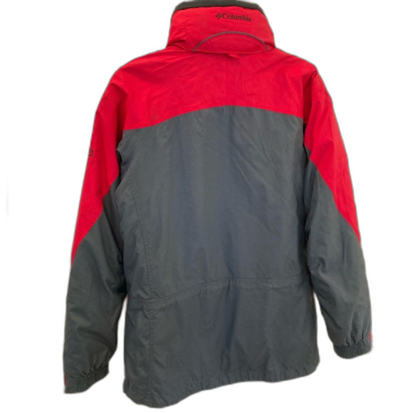 Columbia outdoor winter ski red jacket removable fleece liner M - Picture 3 of 15